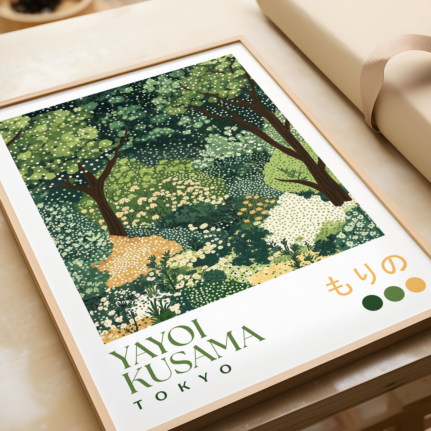 Yayoi Kusama Forest Print