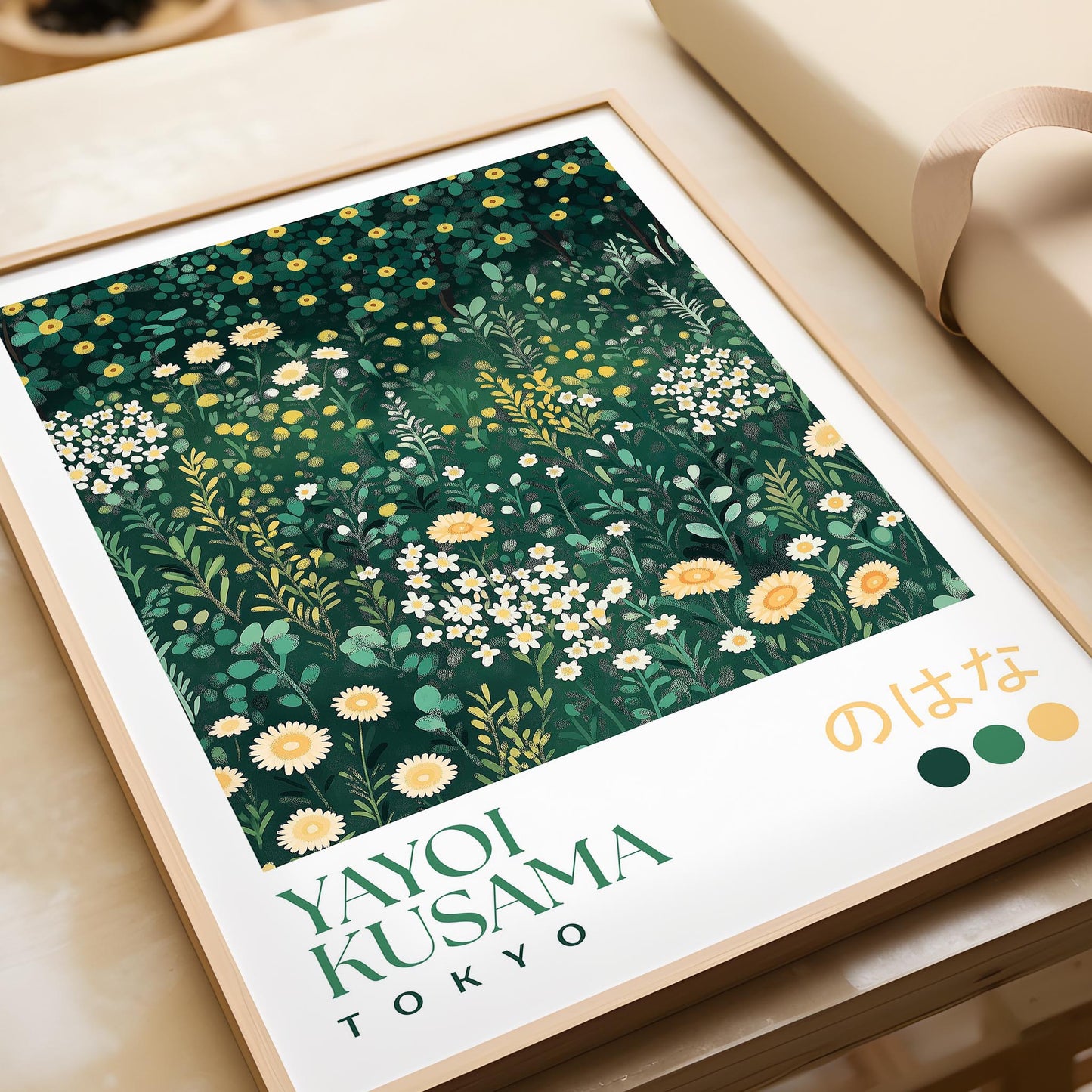 Yayoi Kusama Wildflower Meadow Print