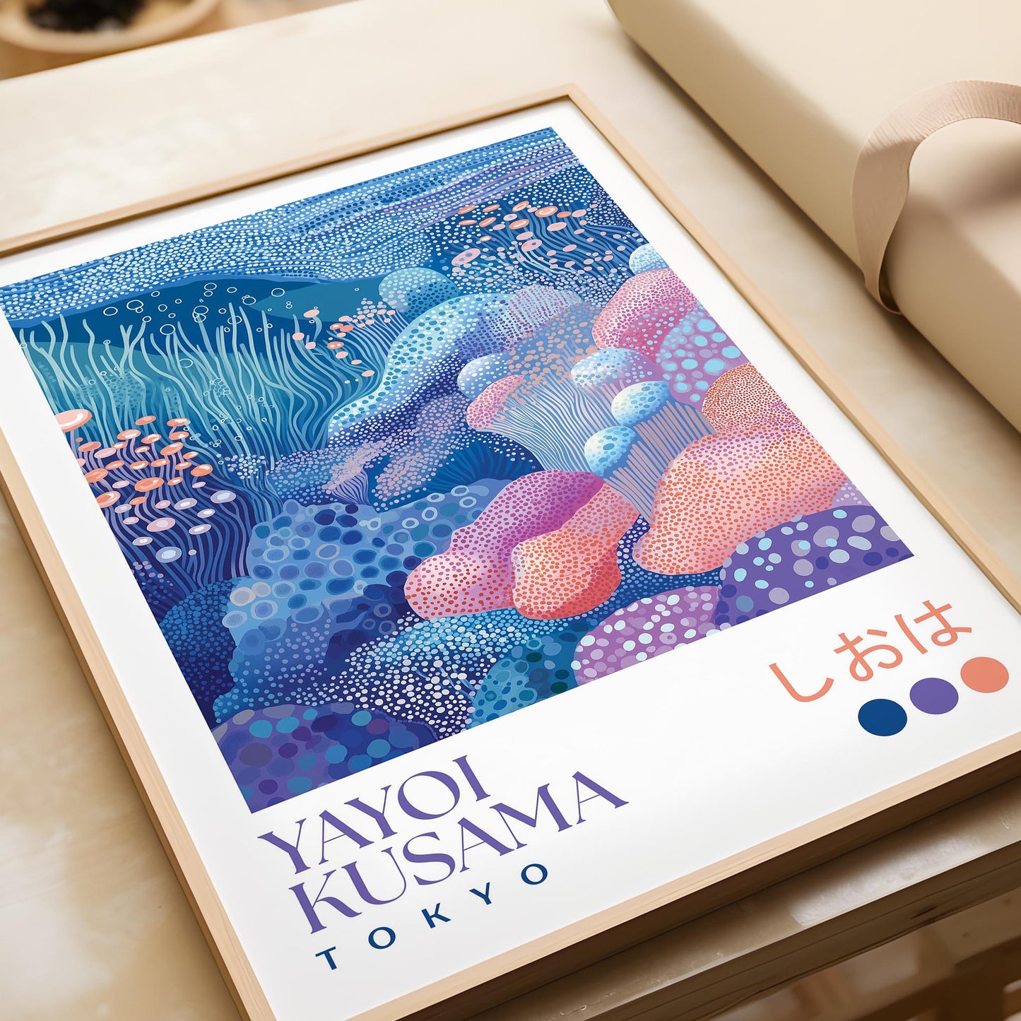 Yayoi Kusama Underwater Reef Print