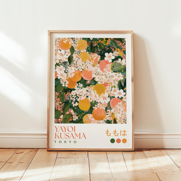 Yayoi Kusama Peach Blossom Print - alternate