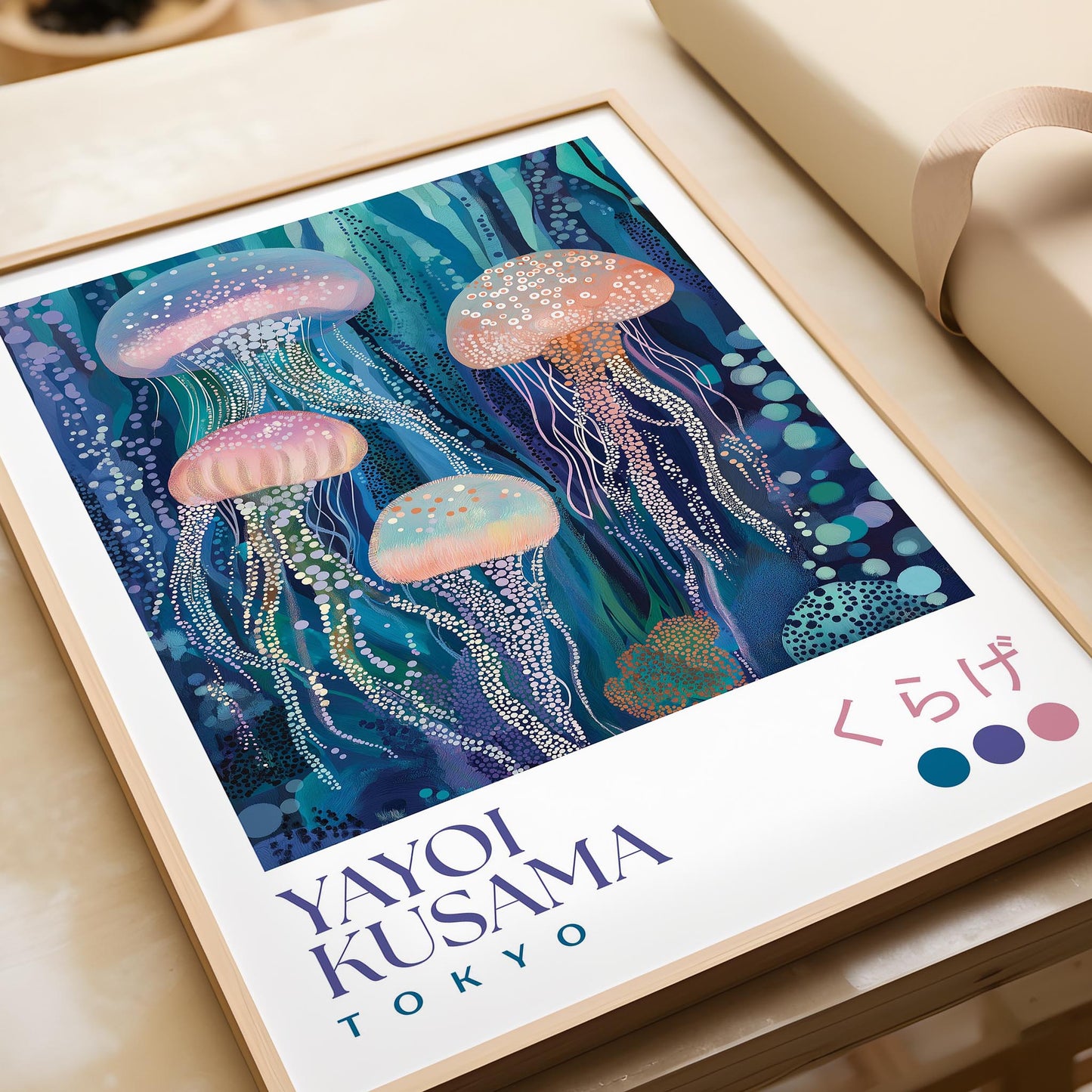 Yayoi Kusama Jellyfish Print