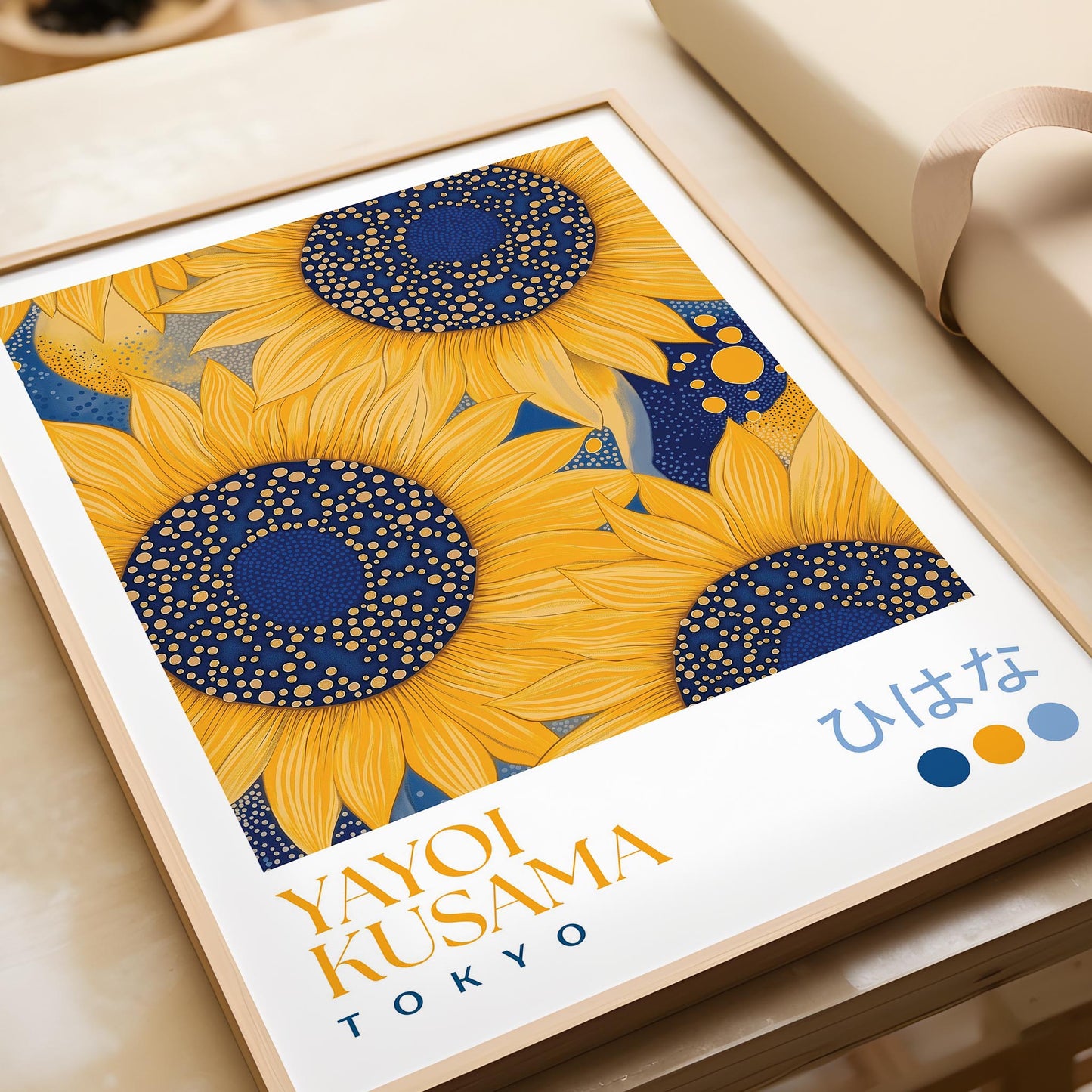 Yayoi Kusama Sunflower Print