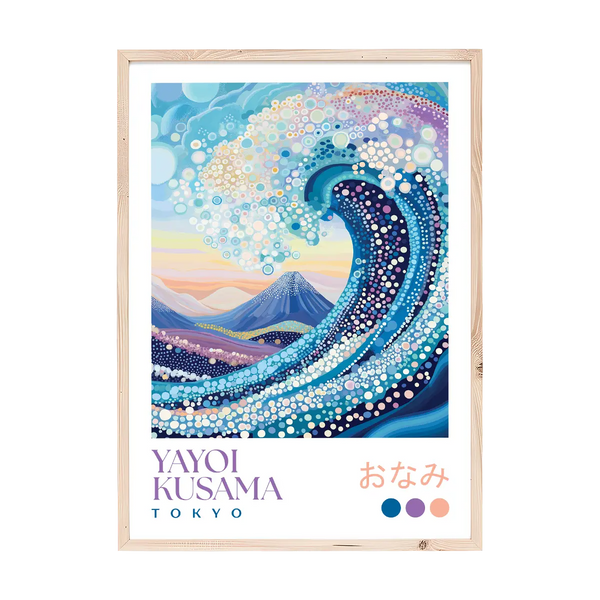 Yayoi Kusama Great Wave Print