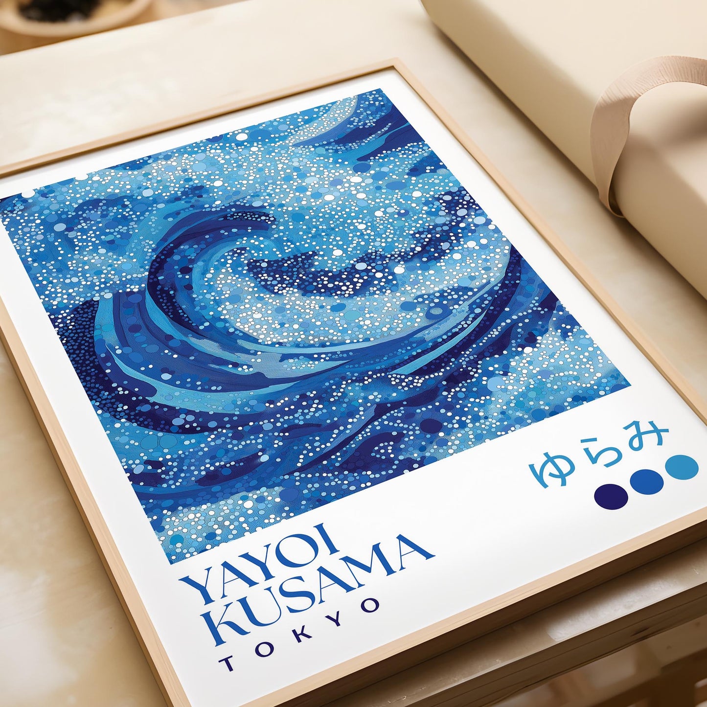 Yayoi Kusama Ocean Wave Print