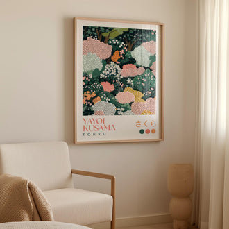 Yayoi Kusama Cherry Blossom Print - alternate