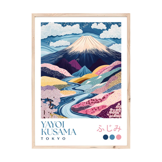 Yayoi Kusama Mount Fuji Print