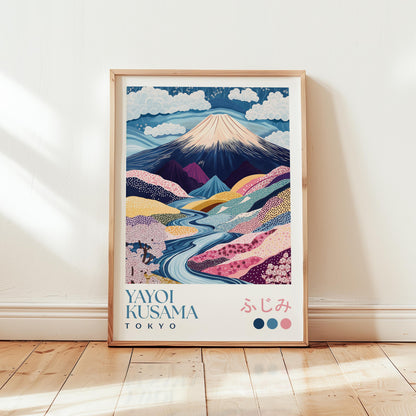Yayoi Kusama Mount Fuji Print