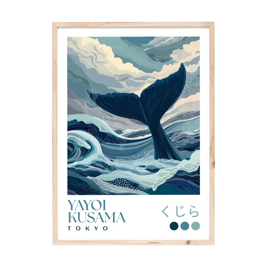 Yayoi Kusama Whale Tail Print