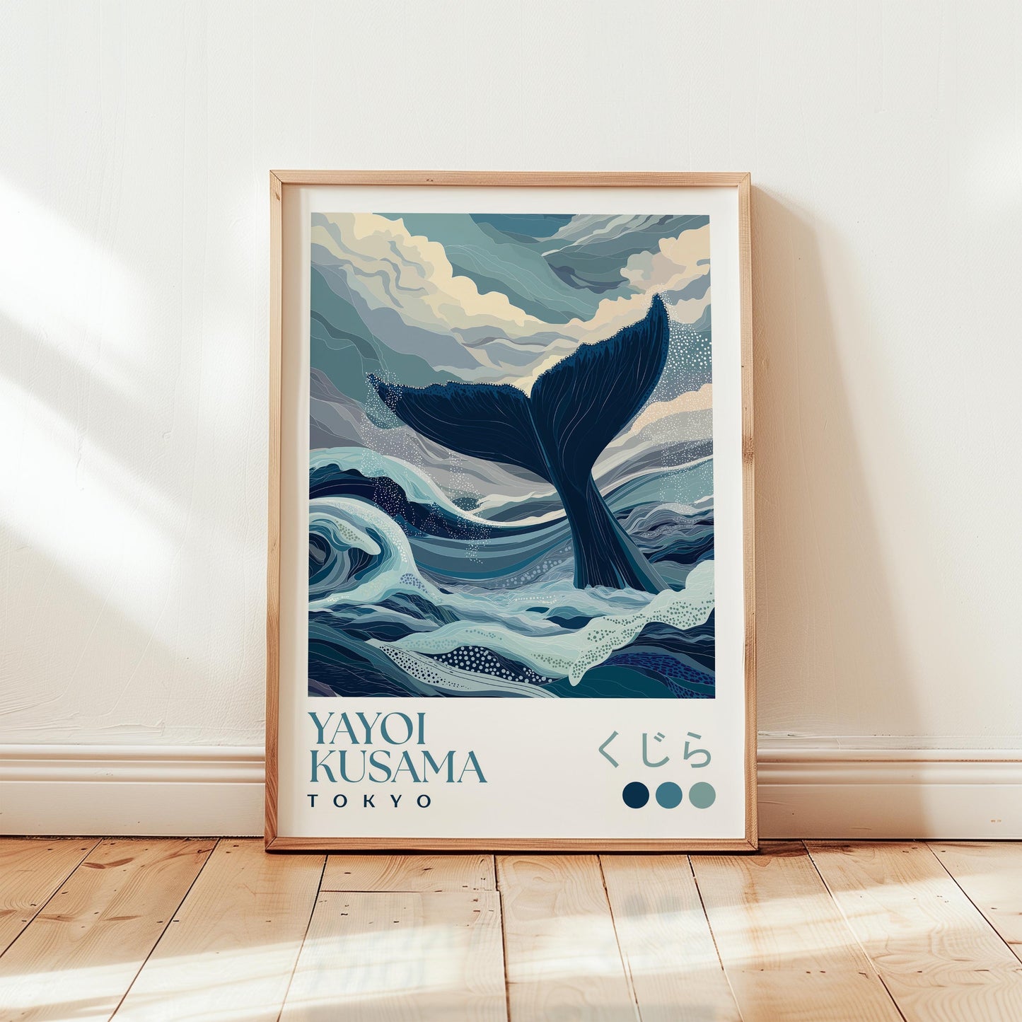 Yayoi Kusama Whale Tail Print