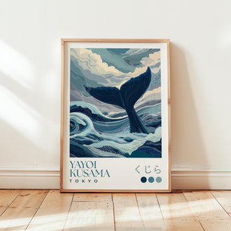 Yayoi Kusama Whale Tail Print