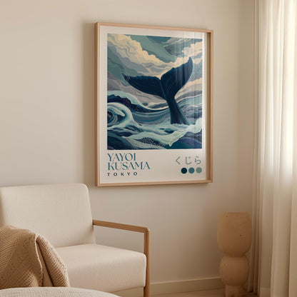 Yayoi Kusama Whale Tail Print