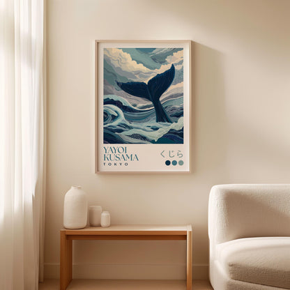 Yayoi Kusama Whale Tail Print