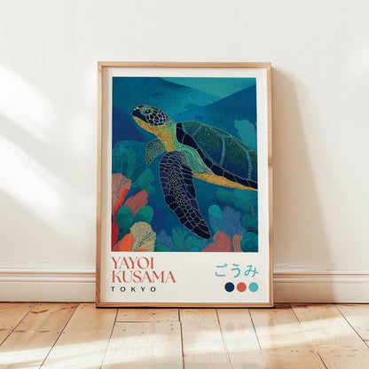 Yayoi Kusama Sea Turtle Print