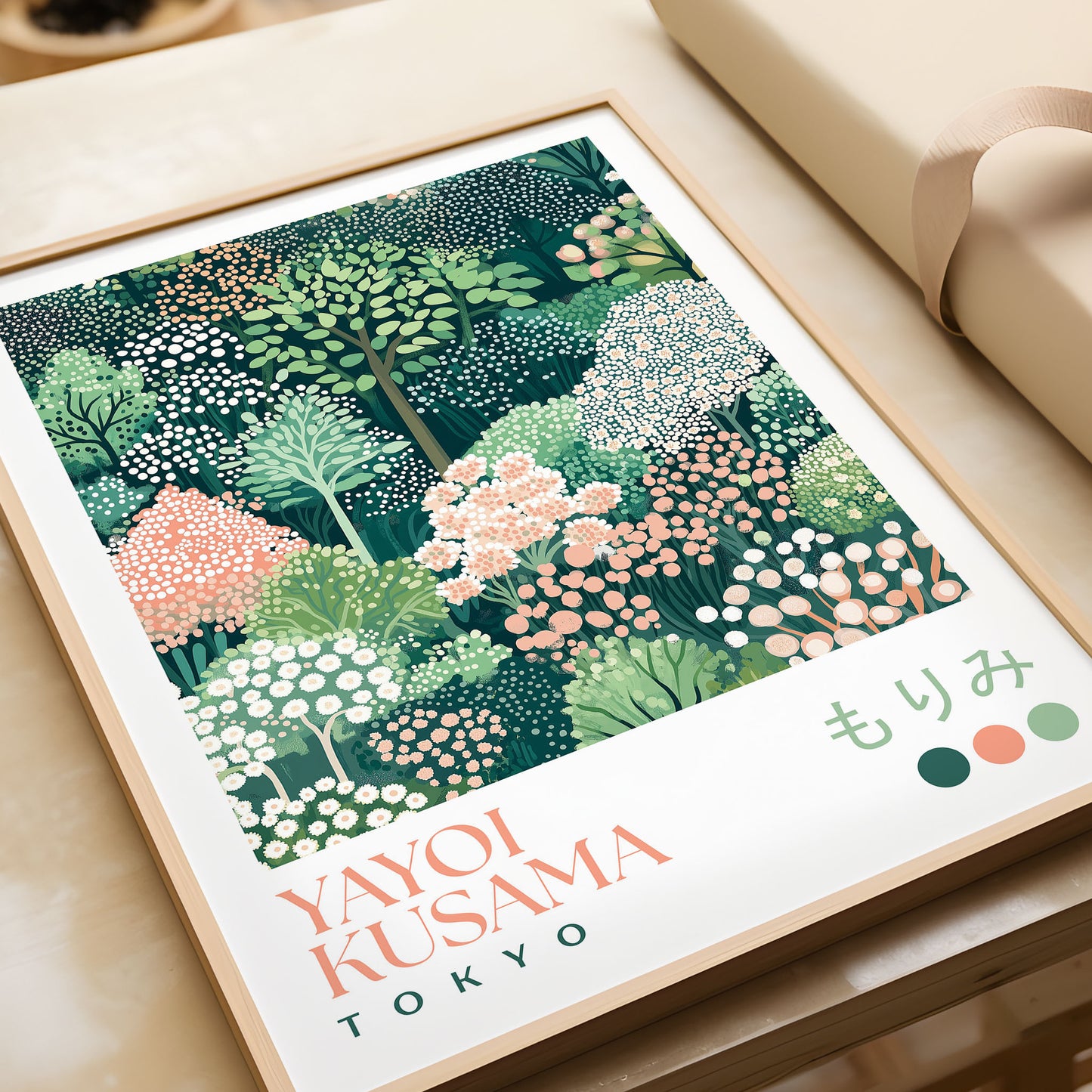 Yayoi Kusama Spring Garden Print