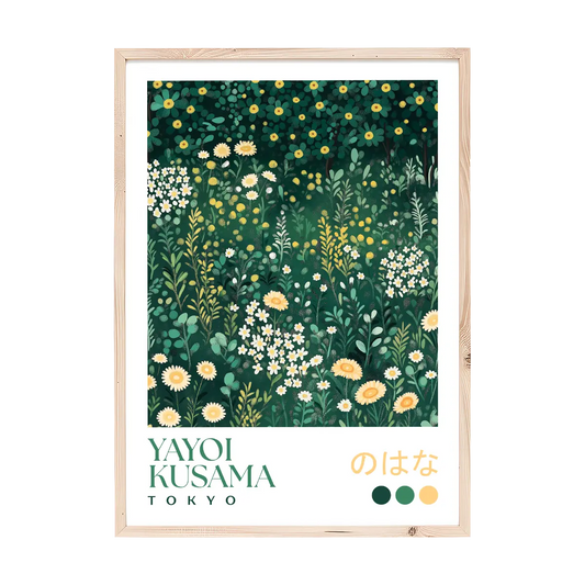 Yayoi Kusama Wildflower Meadow Print