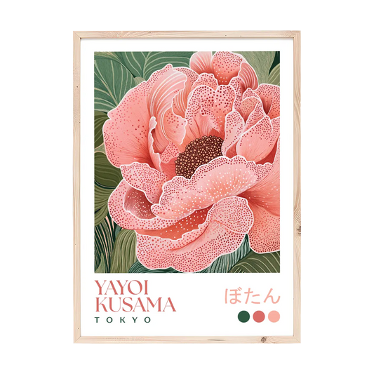 Yayoi Kusama Peony Print