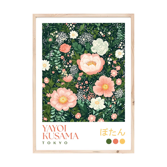 Yayoi Kusama Rose Garden Print