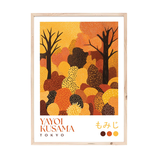 Yayoi Kusama Autumn Forest Print