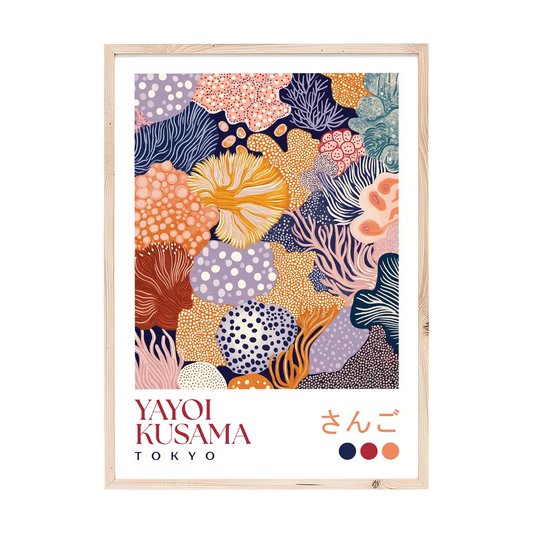 Yayoi Kusama Coral Reef Print