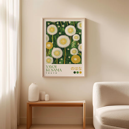 Yayoi Kusama Dandelion Print