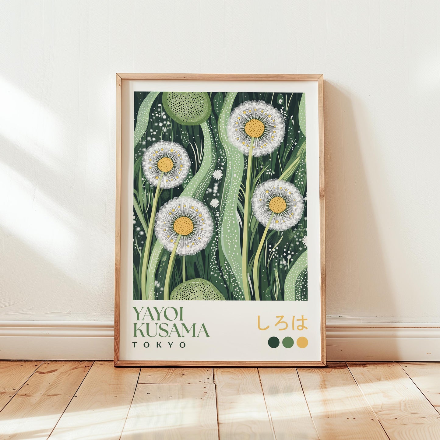 Yayoi Kusama Dandelion Breeze Print