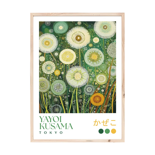 Yayoi Kusama Dandelion Field Print