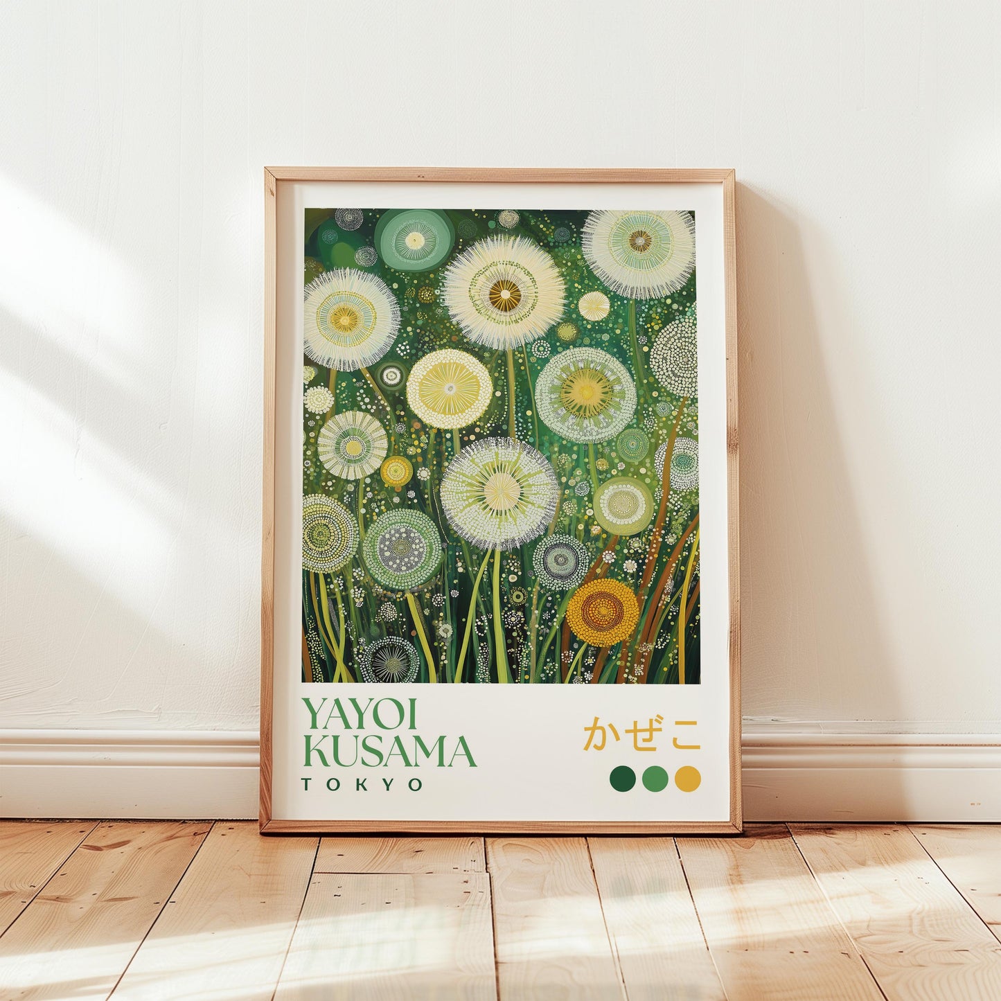 Yayoi Kusama Dandelion Field Print