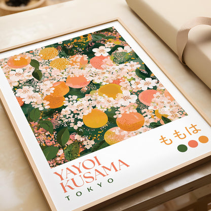 Yayoi Kusama Peach Blossom Print