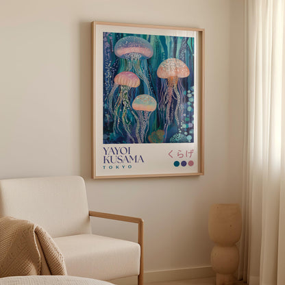 Yayoi Kusama Jellyfish Print