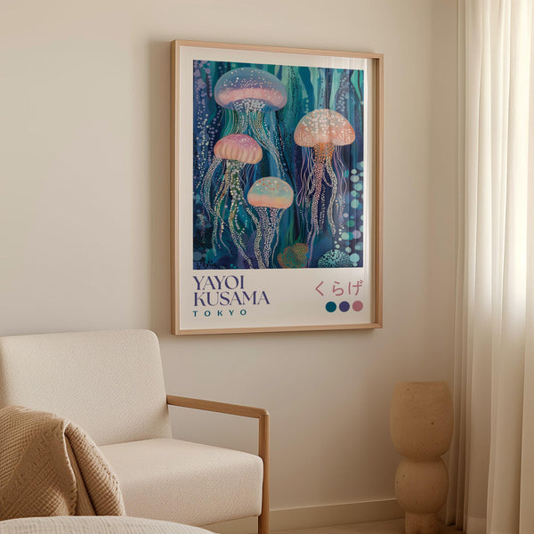 Yayoi Kusama Jellyfish Print - alternate