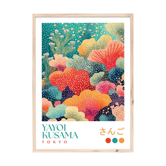Yayoi Kusama Tropical Coral Print