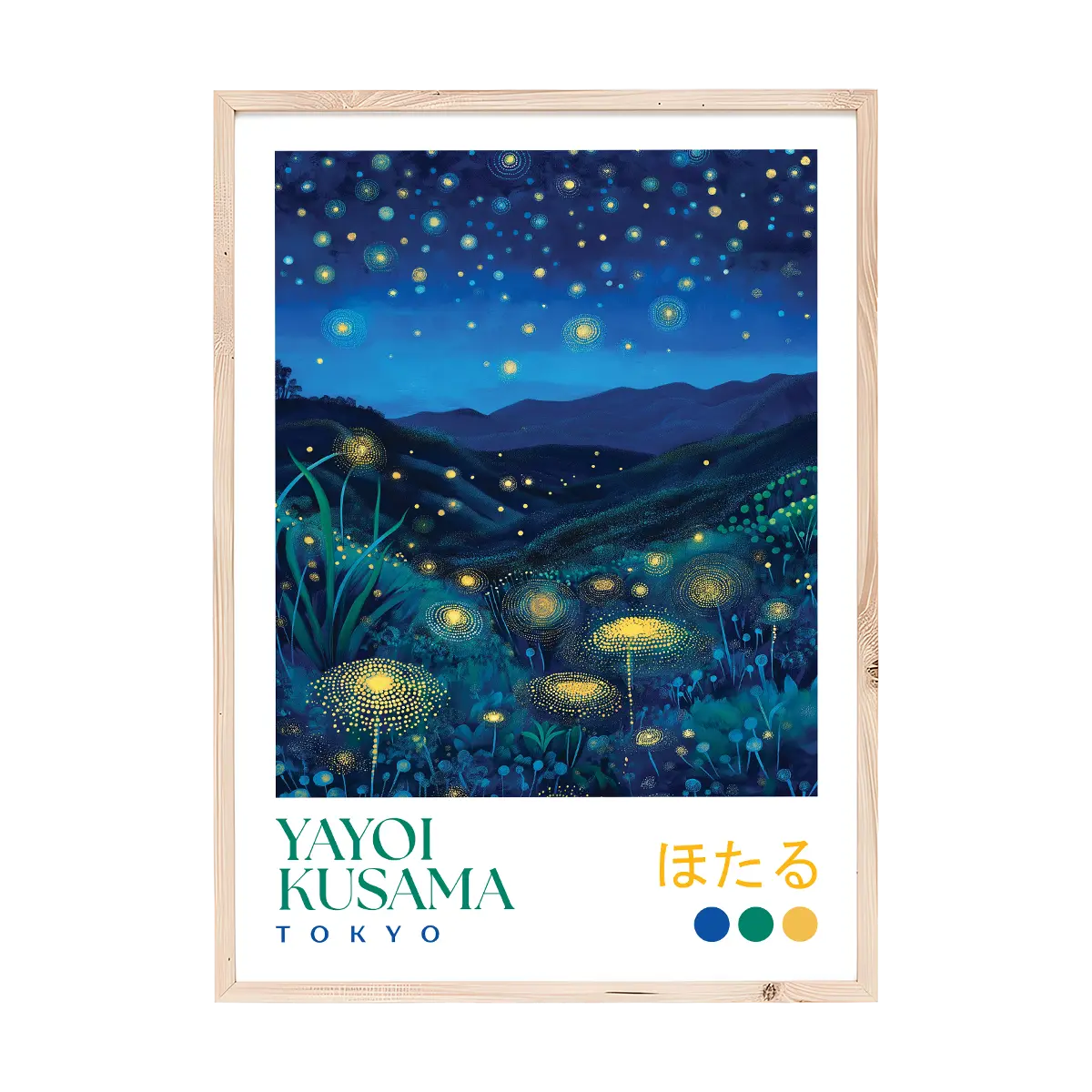 Yayoi Kusama Firefly Print