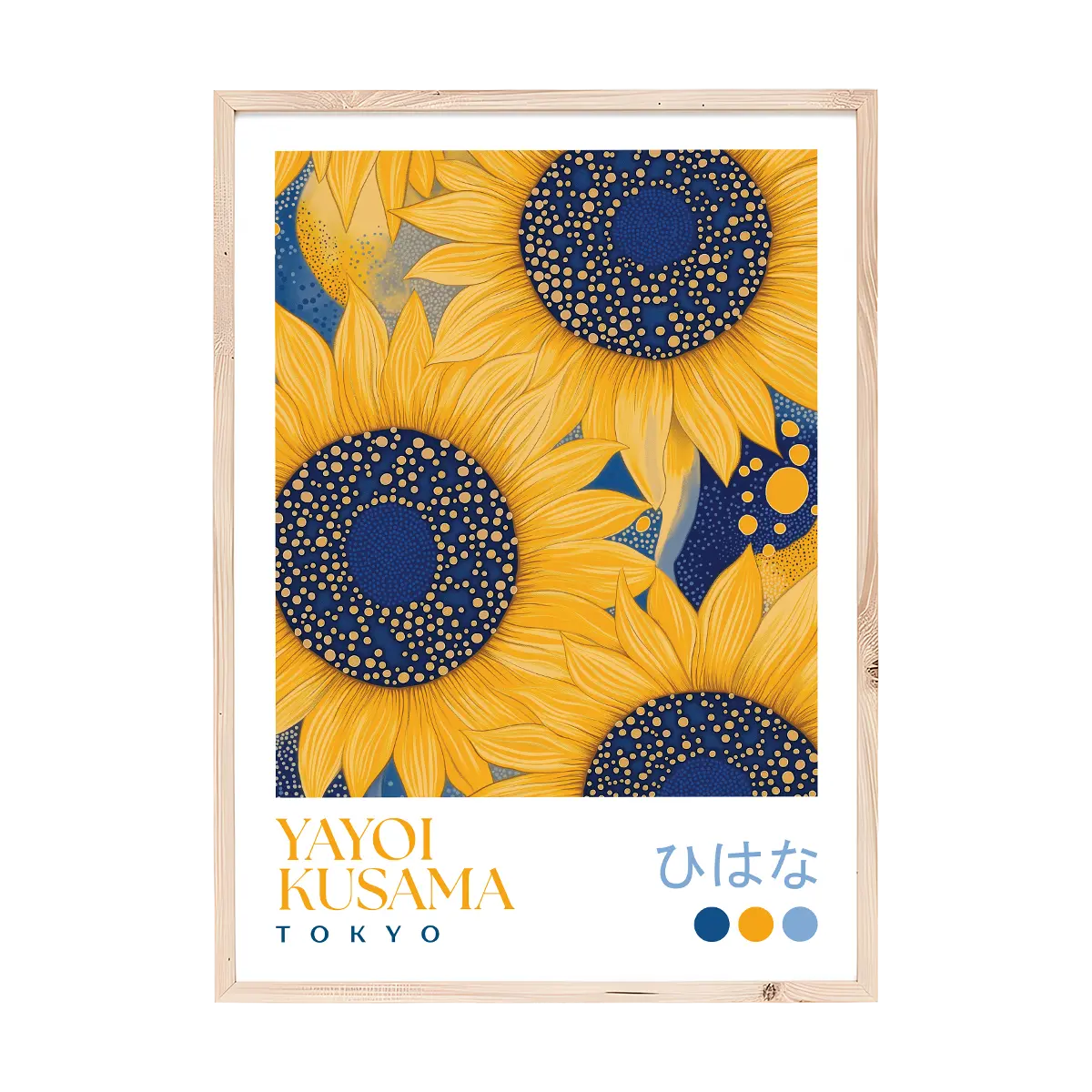 Yayoi Kusama Sunflower Print