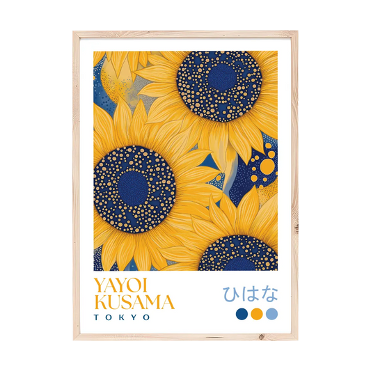Yayoi Kusama Sunflower Print