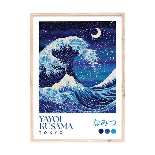 Yayoi Kusama Night Wave Print