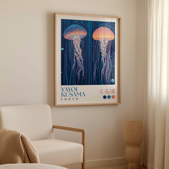 Yayoi Kusama Jellyfish Duo Print - alternate