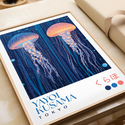 Yayoi Kusama Jellyfish Duo Print