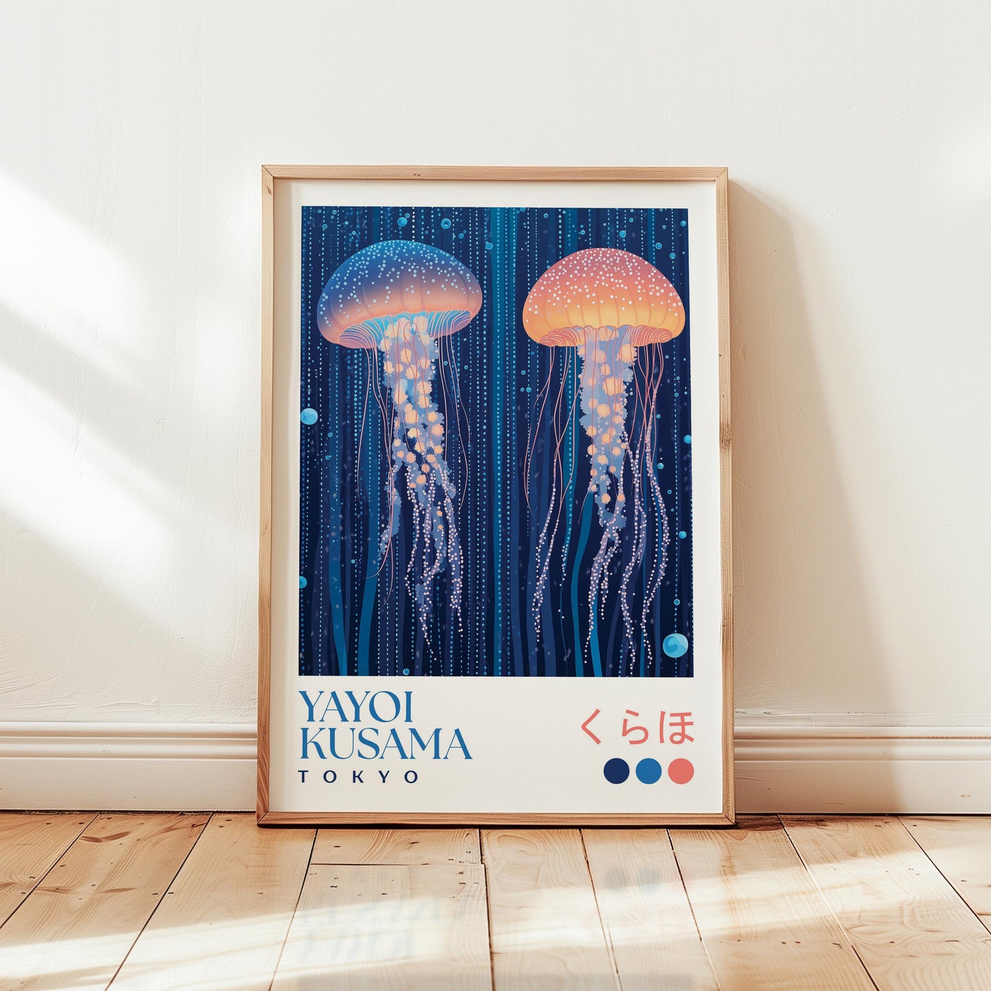 Yayoi Kusama Jellyfish Duo Print