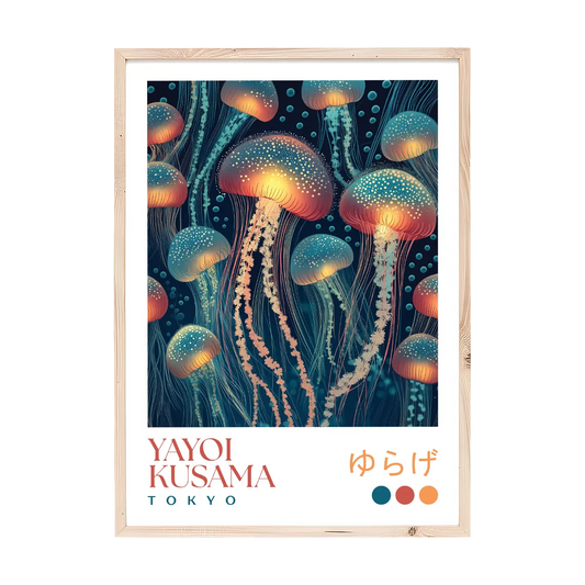 Yayoi Kusama Lantern Jellyfish Print