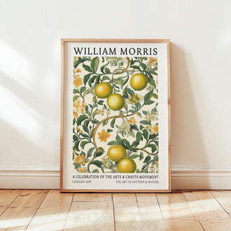 William Morris Lime Print