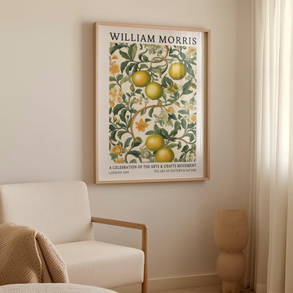 William Morris Lime Print