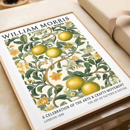 William Morris Lime Print